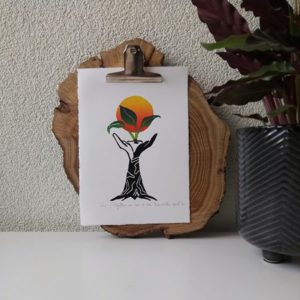Printed by hand Rise