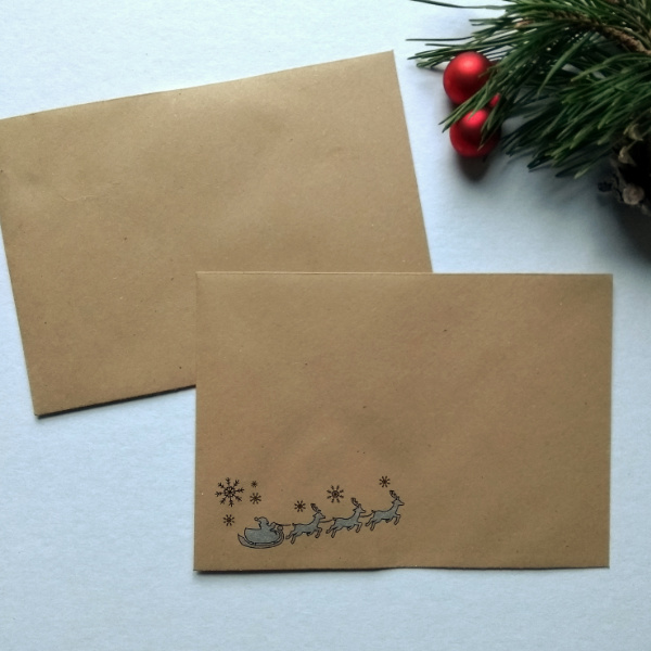 Enveloppen Kerst kaarten