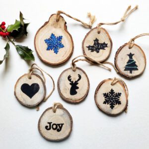 Kerstdecoratie Houten Kersthangers