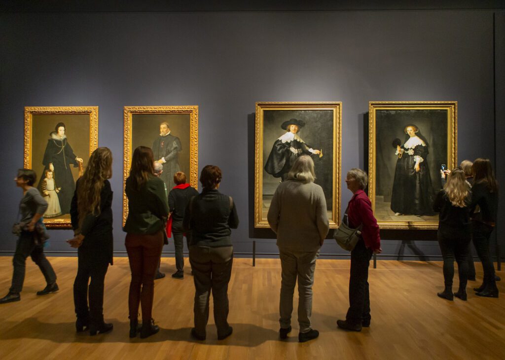 Bezoekers Rijskmuseum